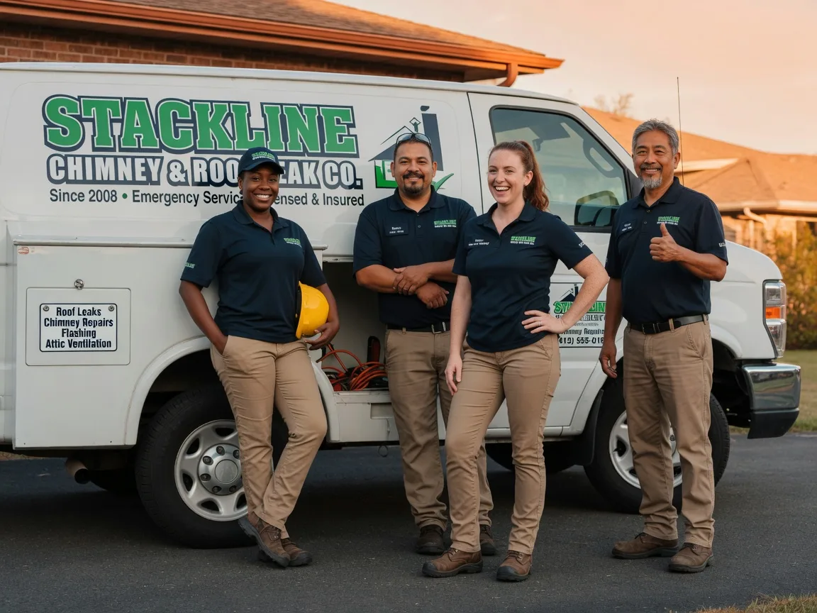 Chimney flashing repair company in Addis, LA